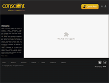 Tablet Screenshot of conscient.in